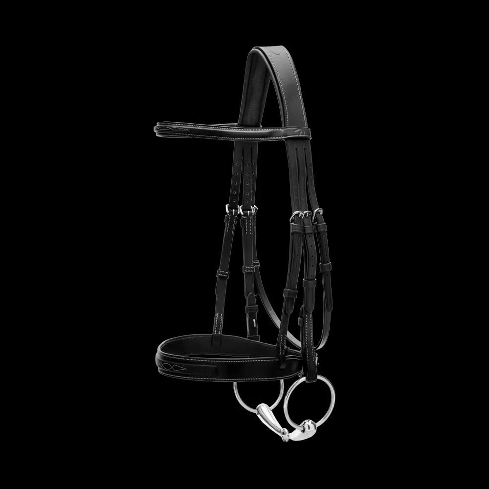 Cavesson Hunter Noseband Bridle US, black